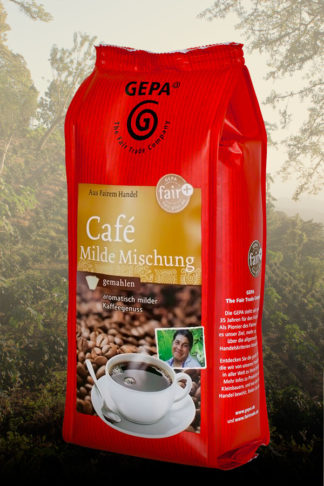 Café Milde Mischung, verschiedene Herkünfte, gemahlen, 500g -0