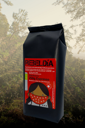 Bio Espresso Rebeldia, gemahlen, 250g