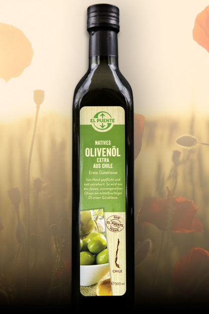 Olivenöl aus Chile, kaltgepresst, nativ extra, 500ml