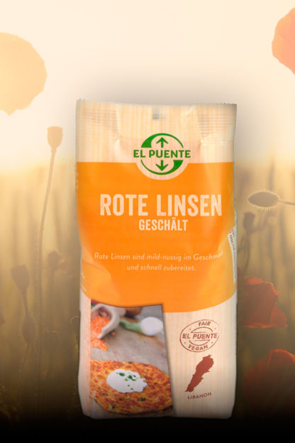 Rote Linsen aus Libanon geschält 450g